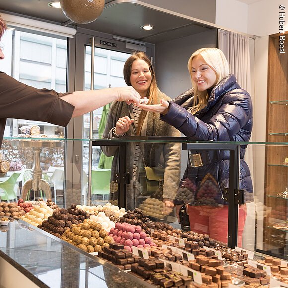 Pralinen in der Konditorei Wittl in Neumarkt