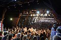 Blick ins Publikum der Neumarkter Passionsspiele während der Aufführung am 24. März 2019 in der Kleinen Jurahalle in Neumarkt in der Oberpfalz.