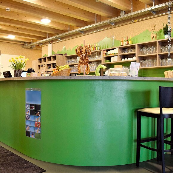 Theke im DAV Kletterzentrum Neumarkt