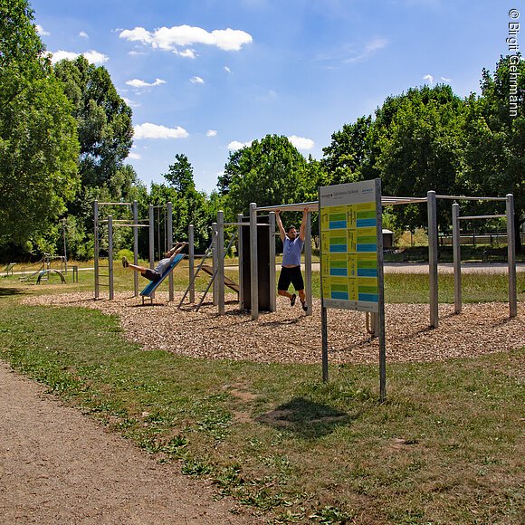 Calisthenics-Anlage im LGS-Gelände Neumarkt