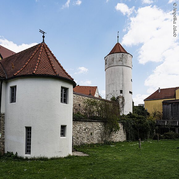 Pulverturm Pulverturm mit Stadtmauer, Neumarkt in der Oberpfalz, Deutschland,