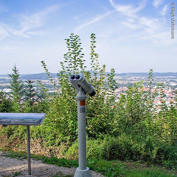 Fernrohr am Mariahilfberg