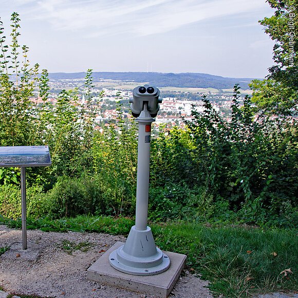Fernrohr am Mariahilfberg